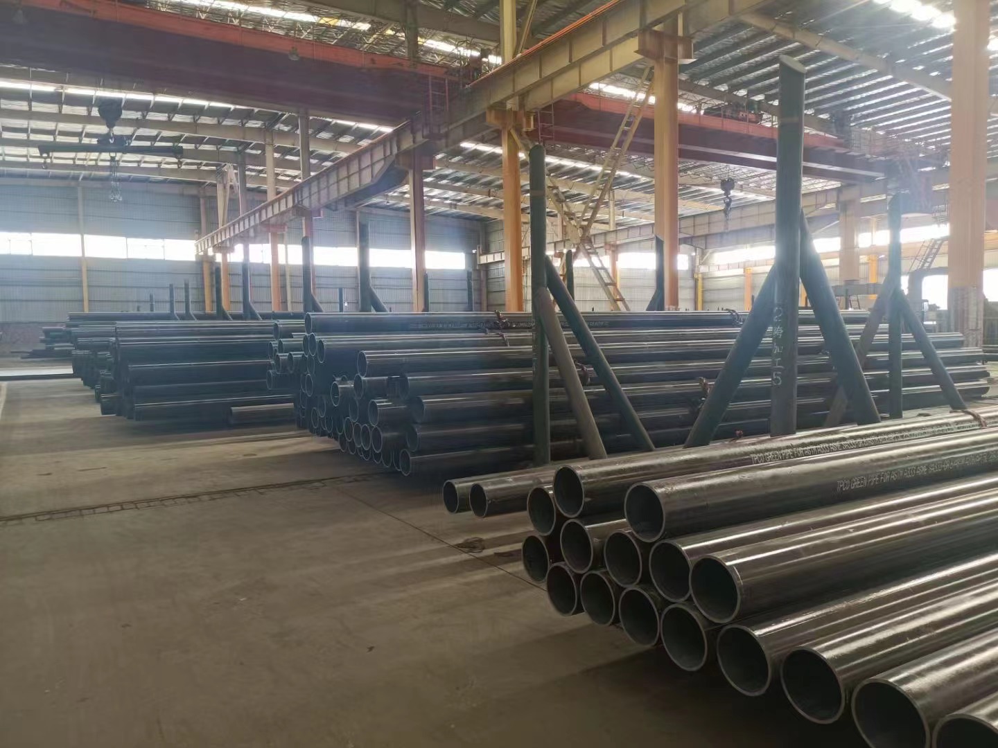 Steel Pipes Storage